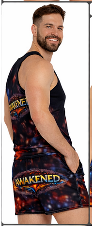 Awakened 'Fire Within' Women's / Men's Casual Shorts – Graphic AOP Lounge & Festival Wear