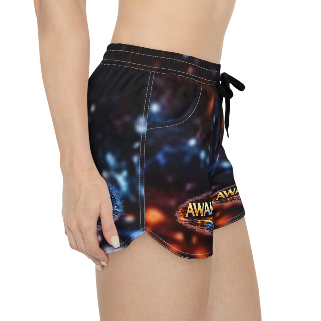 Awakened 'Fire Within' Women's / Men's Casual Shorts – Graphic AOP Lounge & Festival Wear